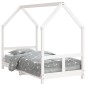vidaXL Estructura de cama para niños madera de pino blanco 80x160 cm vidaXL Estructura de cama para niños madera de pino blanco 80x160 cm