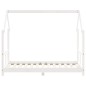 vidaXL Estructura de cama para niños madera de pino blanco 80x160 cm vidaXL Estructura de cama para niños madera de pino blanco 80x160 cm