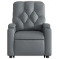 vidaXL Sillón reclinable de masaje de pie cuero artificial gris vidaXL Sillón reclinable de masaje de pie cuero artificial gris