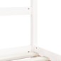 vidaXL Estructura de cama para niños madera de pino blanco 80x160 cm vidaXL Estructura de cama para niños madera de pino blanco 80x160 cm