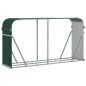 vidaXL Leñero de acero galvanizado verde 180x45x100 cm vidaXL Leñero de acero galvanizado verde 180x45x100 cm