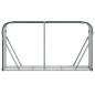 vidaXL Leñero de acero galvanizado verde 180x45x100 cm vidaXL Leñero de acero galvanizado verde 180x45x100 cm