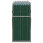 vidaXL Leñero de acero galvanizado verde 180x45x100 cm vidaXL Leñero de acero galvanizado verde 180x45x100 cm