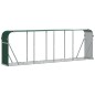 vidaXL Leñero de acero galvanizado verde 300x45x100 cm vidaXL Leñero de acero galvanizado verde 300x45x100 cm