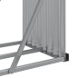vidaXL Leñero de acero galvanizado verde 300x45x100 cm vidaXL Leñero de acero galvanizado verde 300x45x100 cm