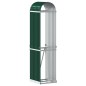 vidaXL Leñero de acero galvanizado verde 40x45x170 cm vidaXL Leñero de acero galvanizado verde 40x45x170 cm