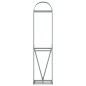 vidaXL Leñero de acero galvanizado verde 40x45x170 cm vidaXL Leñero de acero galvanizado verde 40x45x170 cm