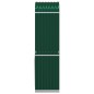 vidaXL Leñero de acero galvanizado verde 40x45x170 cm vidaXL Leñero de acero galvanizado verde 40x45x170 cm