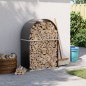 vidaXL Leñero de acero galvanizado gris antracita 80x45x120 cm vidaXL Leñero de acero galvanizado gris antracita 80x45x120 cm