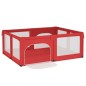 vidaXL Parque para bebés con 2 puertas tela Oxford rojo vidaXL Parque para bebés con 2 puertas tela Oxford rojo
