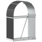 vidaXL Leñero de acero galvanizado gris antracita 80x45x120 cm vidaXL Leñero de acero galvanizado gris antracita 80x45x120 cm