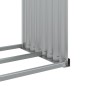 vidaXL Leñero de acero galvanizado marrón 120x45x100 cm vidaXL Leñero de acero galvanizado marrón 120x45x100 cm