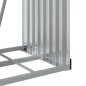 vidaXL Leñero de acero galvanizado marrón claro 40x45x170 cm vidaXL Leñero de acero galvanizado marrón claro 40x45x170 cm