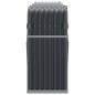 vidaXL Leñero de acero galvanizado gris antracita 234x45x100 cm vidaXL Leñero de acero galvanizado gris antracita 234x45x100 cm