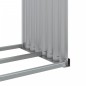 vidaXL Leñero de acero galvanizado marrón 120x45x140 cm vidaXL Leñero de acero galvanizado marrón 120x45x140 cm