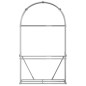 vidaXL Leñero de acero galvanizado gris claro 120x45x210 cm vidaXL Leñero de acero galvanizado gris claro 120x45x210 cm