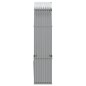 vidaXL Leñero de acero galvanizado gris claro 120x45x210 cm vidaXL Leñero de acero galvanizado gris claro 120x45x210 cm