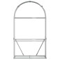 vidaXL Leñero de acero galvanizado plateado 120x45x210 cm vidaXL Leñero de acero galvanizado plateado 120x45x210 cm