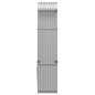 vidaXL Leñero de acero galvanizado plateado 120x45x210 cm vidaXL Leñero de acero galvanizado plateado 120x45x210 cm