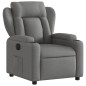 vidaXL Sillón reclinable eléctrico de tela gris oscuro vidaXL Sillón reclinable eléctrico de tela gris oscuro