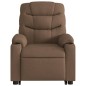 vidaXL Sillón reclinable elevable de tela marrón vidaXL Sillón reclinable elevable de tela marrón