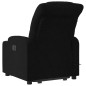 vidaXL Sillón reclinable de masaje elevable tela negro vidaXL Sillón reclinable de masaje elevable tela negro