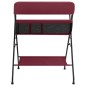 vidaXL Mesa cambiadora de hierro rojo vidaXL Mesa cambiadora de hierro rojo