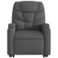 vidaXL Sillón reclinable elevable de tela gris oscuro vidaXL Sillón reclinable elevable de tela gris oscuro