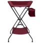 vidaXL Mesa cambiadora de hierro rojo vidaXL Mesa cambiadora de hierro rojo
