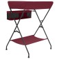 vidaXL Mesa cambiadora de hierro rojo vidaXL Mesa cambiadora de hierro rojo