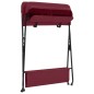 vidaXL Mesa cambiadora de hierro rojo vidaXL Mesa cambiadora de hierro rojo