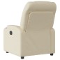vidaXL Sillón reclinable eléctrico de tela crema vidaXL Sillón reclinable eléctrico de tela crema