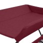 vidaXL Mesa cambiadora de hierro rojo vidaXL Mesa cambiadora de hierro rojo