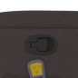 vidaXL Silla de masaje reclinable de pie de tela marrón oscuro vidaXL Silla de masaje reclinable de pie de tela marrón oscuro