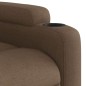 vidaXL Sillón reclinable de masaje eléctrico tela marrón vidaXL Sillón reclinable de masaje eléctrico tela marrón