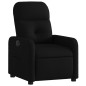 vidaXL Sillón reclinable eléctrico de tela negro
