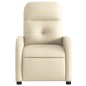 vidaXL Sillón reclinable eléctrico de tela crema vidaXL Sillón reclinable eléctrico de tela crema
