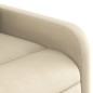 vidaXL Sillón reclinable eléctrico de tela crema vidaXL Sillón reclinable eléctrico de tela crema