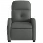 vidaXL Sillón reclinable de masaje eléctrico tela gris oscuro vidaXL Sillón reclinable de masaje eléctrico tela gris oscuro