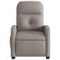 vidaXL Sillón reclinable de masaje eléctrico tela gris taupe vidaXL Sillón reclinable de masaje eléctrico tela gris taupe