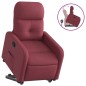 vidaXL Sillón reclinable elevable tela rojo tinto vidaXL Sillón reclinable elevable tela rojo tinto