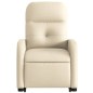 vidaXL Sillón reclinable elevable de tela color crema vidaXL Sillón reclinable elevable de tela color crema