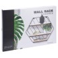 Home&Styling Estantería de pared de 3 niveles color natural y negro Home&Styling Estantería de pared de 3 niveles color natural y negro