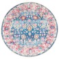 vidaXL Alfombra lavable antideslizante multicolor Ø 120 cm