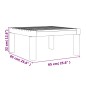 vidaXL Tumbona con cojines PP blanco vidaXL Tumbona con cojines PP blanco
