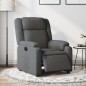 vidaXL Sillón reclinable eléctrico de tela gris oscuro vidaXL Sillón reclinable eléctrico de tela gris oscuro