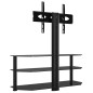 vidaXL Mueble de TV de esquina 3 niveles para 32-70 pulgadas negro