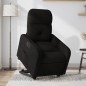 vidaXL Sillón eléctrico reclinable elevable de tela negro vidaXL Sillón eléctrico reclinable elevable de tela negro