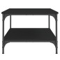 vidaXL Mesa de centro madera de ingeniería negro 100x55x40 cm vidaXL Mesa de centro madera de ingeniería negro 100x55x40 cm