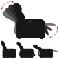 vidaXL Sillón eléctrico reclinable elevable de tela negro vidaXL Sillón eléctrico reclinable elevable de tela negro